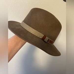 Fedora style wool hat